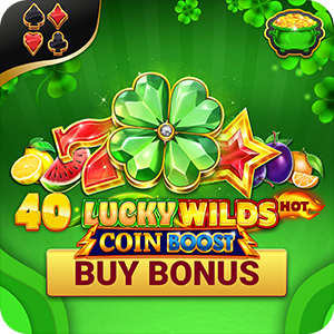 40 Lucky Wilds Hot Coin Boost